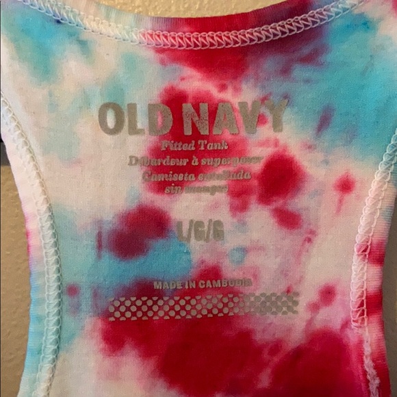 One of a Kind Tie Dye Old Navy Tank - Picture 3 of 4